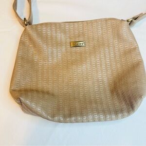 BITÁCORA Textured Tan Crossbody Bag